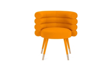 MARSHMALLOW - Upholstered velvet easy chair by ROYAL STRANGER - view 3